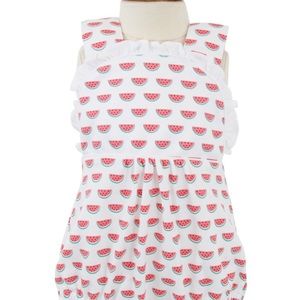 Pima Cotton Lila and Hayes watermelon bubble